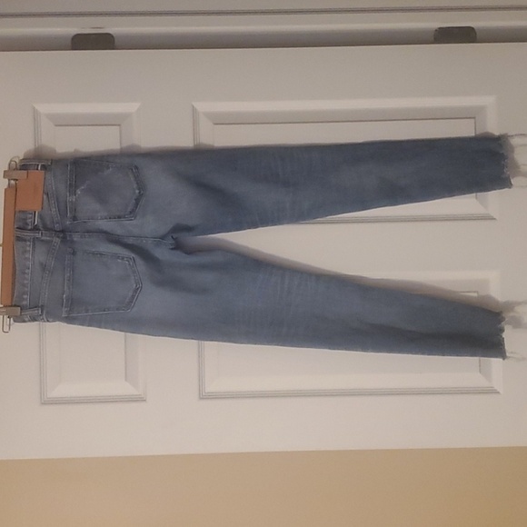 Moussy Vintage Faded Blue Ripped Light Blue Distressed Skinny Jeans Womens Sz 23 - Picture 3 of 16